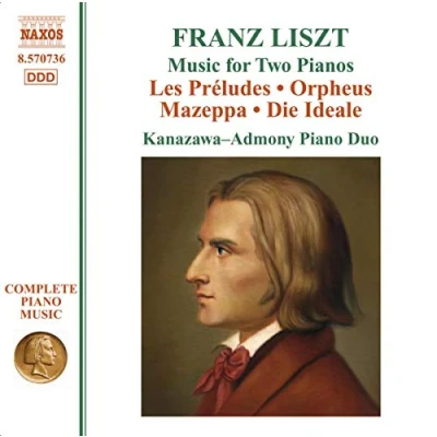 Afbeelding van Kanazawa Admony Piano Duo Liszt: Music For Two Pianos (CD)