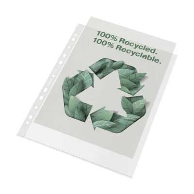Image de Pochette perforée recyclée Lot de 100 Esselte