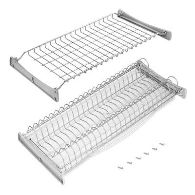 Afbeelding van Emuca Suprastar afdruiprek voor module, 600 mm, gelakt aluminium, staal