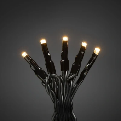 Afbeelding van Konstsmide 3648 800 Micro lichtketting Buiten Energielabel: F (A G) werkt op het lichtnet Aantal lampen 1000 LED Barnsteen Verlichte lengte: 69.93 m
