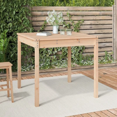 Afbeelding van Tuintafel 82,5x82,5x76 cm massief grenenhout