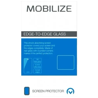 Afbeelding van Mobilize Edge To Glass Screenprotector Black Samsung Galaxy S10 G973