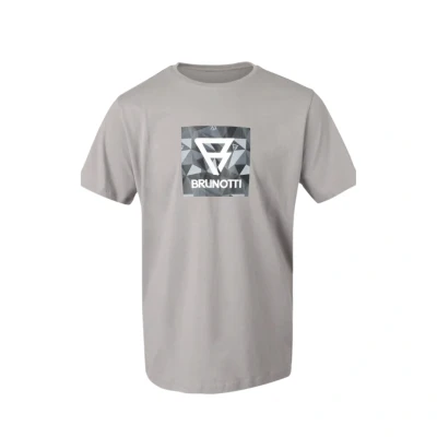 Afbeelding van Brunotti Jahn Logosquare T Shirt heren Grijs L