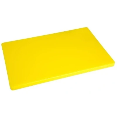 Afbeelding van Hygiplas LDPE extra dikke snijplank geel 600x450x20mm