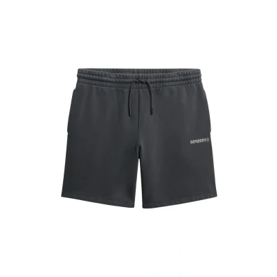Afbeelding van Superdry Micro LOGO Trainingsbroek, Heren, Maat: XXL, Washed black