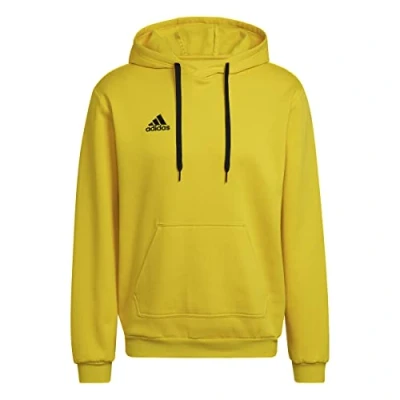 Image de adidas Homme Hooded Sweat Entrada 22 Hoodie, Team Yellow/Black, L