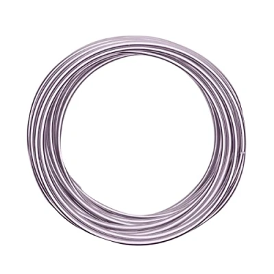 Afbeelding van Vaessen Creative Aluminium Draad 4mm 10m Zacht Lila