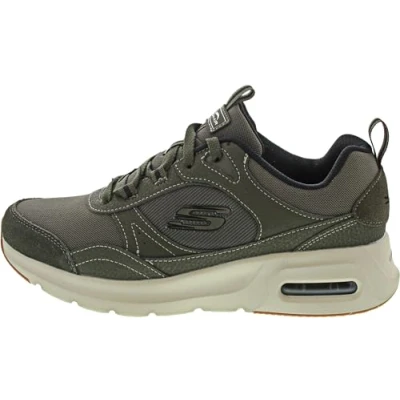 Afbeelding van Skechers Air Court Sneakers groen Textiel Maat 45
