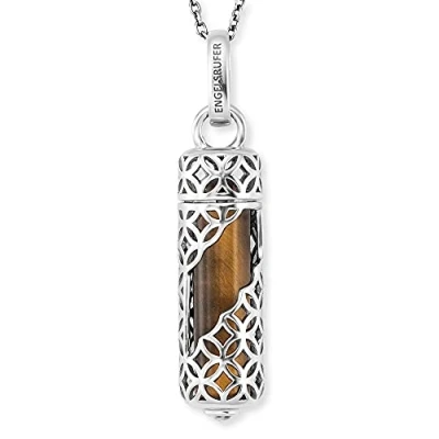 Afbeelding van Engelsrufer , Halsketting van sterling zilver 925 zilver, 50 cm lang, cm, lengte: zilverkleurig, Länge: ✎ il de tigre