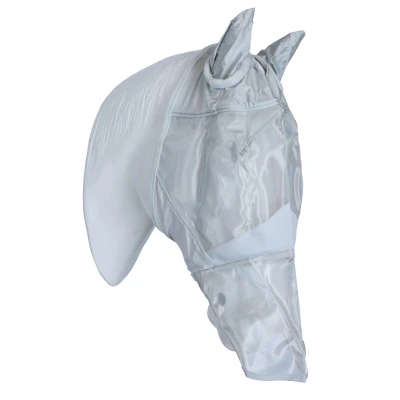 Afbeelding van Waldhausen Vliegenmasker Premium met Oren Zilvergrijs Pony