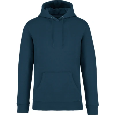 Afbeelding van Native Spirit Ecologische uniseks sweater met capuchon NS401 Peacock Blue