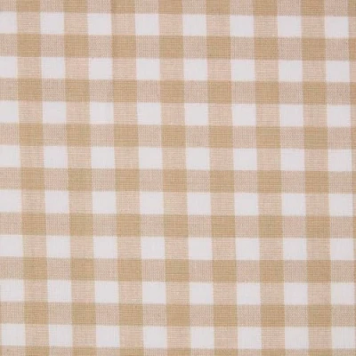 Afbeelding van Homescapes stof per meter boerenruit beige, 150 cm breed