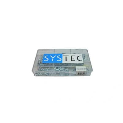 Afbeelding van SYSTEC assortimentsdoos tandveerringen verzinkt 9 maten DIN 6798A (794 delig)
