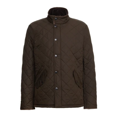 Afbeelding van Barbour Powell Jas, Heren, Maat: Small, Olive