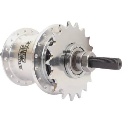 Afbeelding van Sturmey Archer A2 Automatic 2 speed vrijloopnaaf 36 gaats zilver