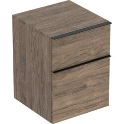 Afbeelding van Geberit iCon zijkast met 2 laden, noten hickory 450 x 600 476