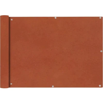 Afbeelding van Balkonscherm Oxford textiel 75x600 cm terracotta