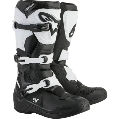 Afbeelding van ALPINESTARS TECH 3 BLACK WHITE BOOTS 11 Maat Laars