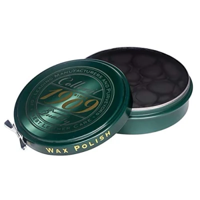 Afbeelding van luxe zwarte schoenpoets voor glans leer Collonil Waxpolish 1909