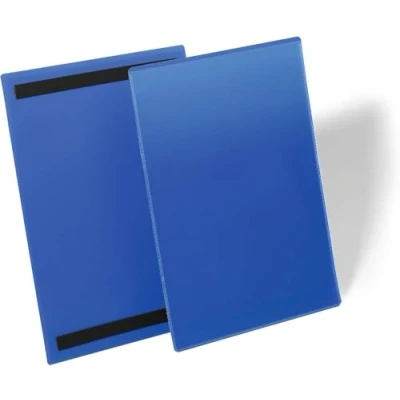 Afbeelding van Documenthoes Durable magnetisch A4 staand blauw