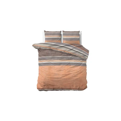 Afbeelding van Dekbedovertrek 2 Persoons 200x200 Sleeptime Polykatoen Oranje