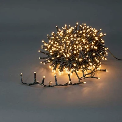 Afbeelding van Nedis Kerstverlichting Koord 120 LED&#039;s Warm Wit 9.00 m Licht effecten: 7 Binnen &amp; Buiten Netvoeding