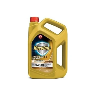 Afbeelding van Texaco Havoline ProDS F 0W 30 4L Motorolie 804216MHE LAND ROVER: Discovery Sport, Range Rover Evoque, FORD: Ranger Mk3, FIAT: 500 C Convertible