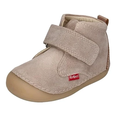Afbeelding van Kickers CUIR Sabio Babyschoenen voor kinderen, Maat: 24, Beige Leer