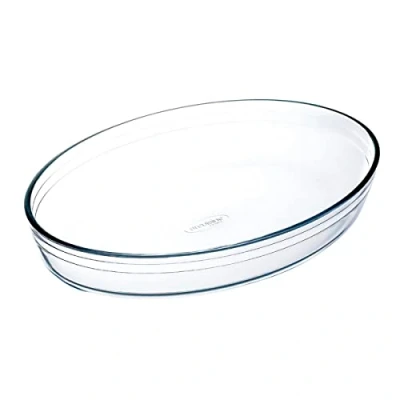 Afbeelding van Ovenschaal Ô Cuisine Ovaalvormig 30 x 21 7 cm Transparant Glas (4 Stuks)