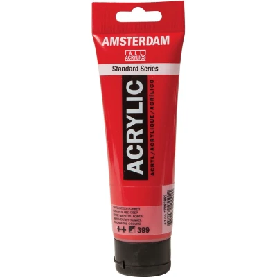 Afbeelding van Standard tube 120 ml Naftolrood donker halfdekkende acrylverf