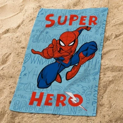 Afbeelding van SpiderMan Strandlaken, Sketches 70 x 120 cm Katoen