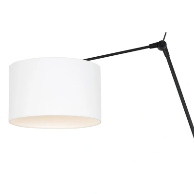 Afbeelding van Steinhauer wandlamp Prestige chic zwart metaal 8122ZW
