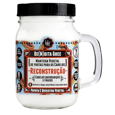 Afbeelding van Be (m) said GHEE Papaya reconstructie masker en plantaardige keratine Lola cosmetica 350 g Cosmetics BE(M)DITA Máscara Reconstrução e Queratina Vegetal