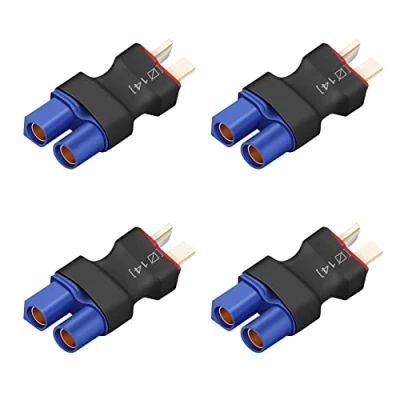 Afbeelding van YOWOO 4 stuks mannelijke adapter Deans stijl T &gt; EC3 vrouwelijke connector voor Lipo batterij