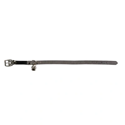 Afbeelding van Adori Kattenhalsband Suede Met Bel 30x1.0 cm Grijs