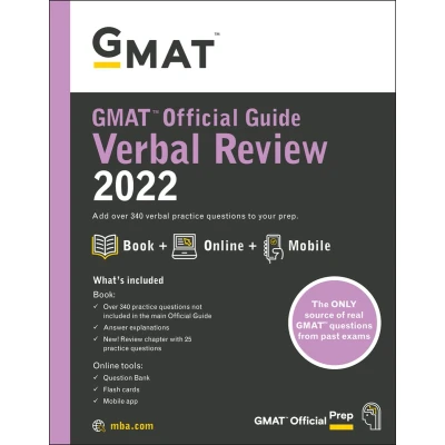 Afbeelding van GMAT Official Guide Verbal Review 2022