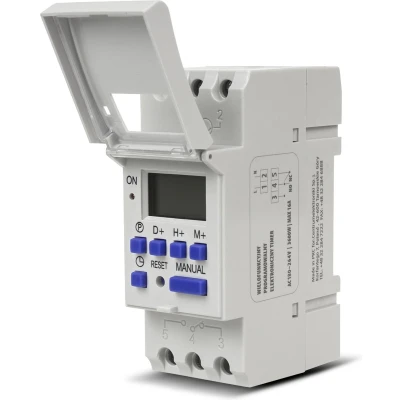 Afbeelding van GreenBlue GB104 Digitale tijdschakelaar DIN rail 16A