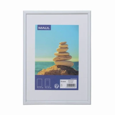 Image de Maul cadre photo plastique 15 x 21 cm blanc