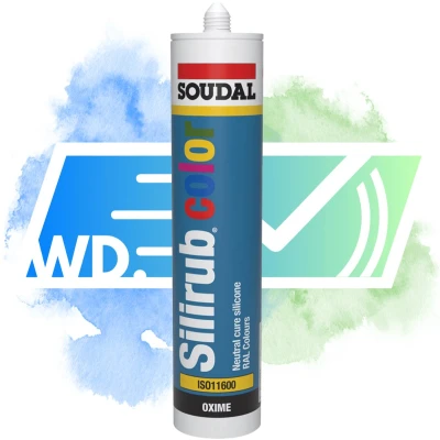 Afbeelding van Soudal Silirub Color 300ml RAL 6022 (olijfbruin)