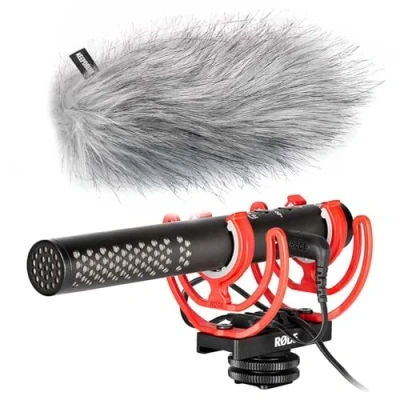 Afbeelding van Rode Videomic NTG Broadcast cameramicrofoon + Keepdrum bont windbescherming
