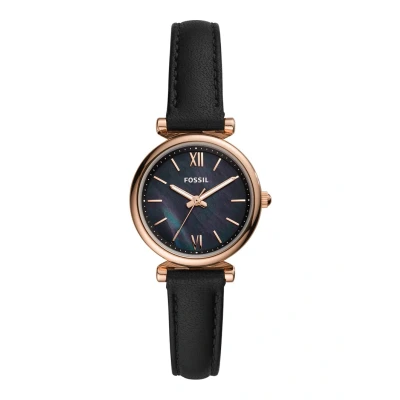 Afbeelding van Fossil dames Carlie Mini horloge ES4700 in de kleur Roségoud
