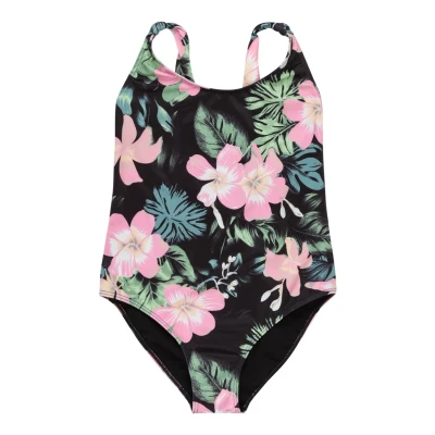 Afbeelding van Roxy Shadow Floral Badpak voor kinderen, Maat: 140, Black