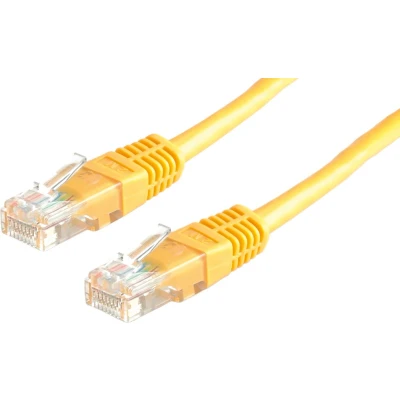Afbeelding van VALUE Patchkabel Cat.6 UTP (Class E), geel, 7 m