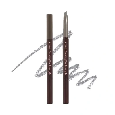 Afbeelding van Etude House Drawing Eye Brow 0,25 g #5 Grijs 21AD Langdurige wenkbrauwstift Wenkbrauwmake up in natuurlijke dagelijkse look met zachte textuur K Beauty
