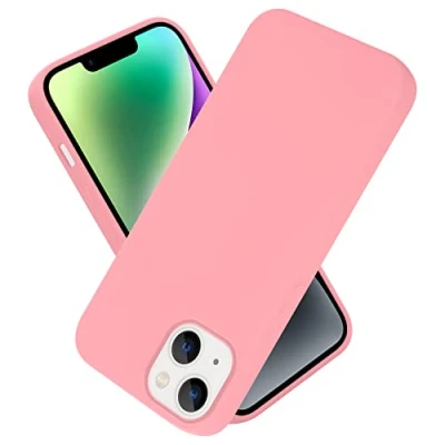 Afbeelding van Cadorabo Hoesje geschikt voor Apple iPhone 14 in LIQUID ROZE Beschermhoes gemaakt van flexibel TPU silicone Case Cover