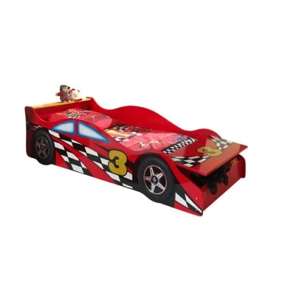 Image de lit voiture Course Rouge 48x78x175 cm MDF Vipack
