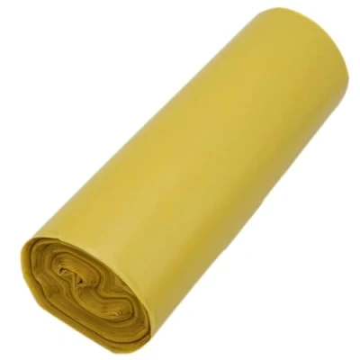 Afbeelding van SKIR&#039;CO vuilniszakken geel 60 liter x 72 cm 30 stuks