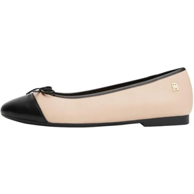 Afbeelding van Tommy Hilfiger Ballerina&#039;s, Dames, Maat: 41, Misty blush Leer