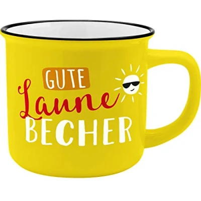 Afbeelding van Gruss und Co 45786 Becher Gute Laune, New Bone China Porzellan, 35 cl