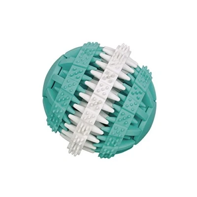 Afbeelding van Nobby Dental Fun Ball Groen/wit 7 cm